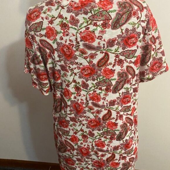 Philosophy Paisley V-Neck top, size XL - Picture 2 of 3